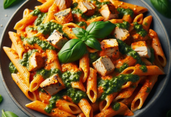 Chicken Pesto Pasta Bowl