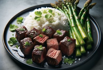 Juicy Tender Cooked Bottom Round Steak