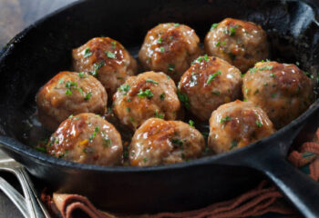 Turkey Meatballs Plate