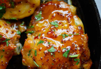 Hot Honey Chicken Rice & Zucchini